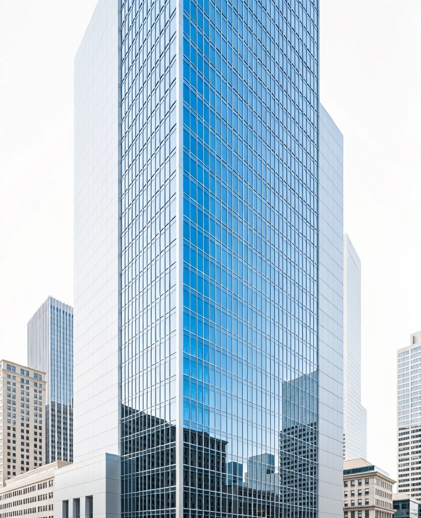Modern financial district architecture